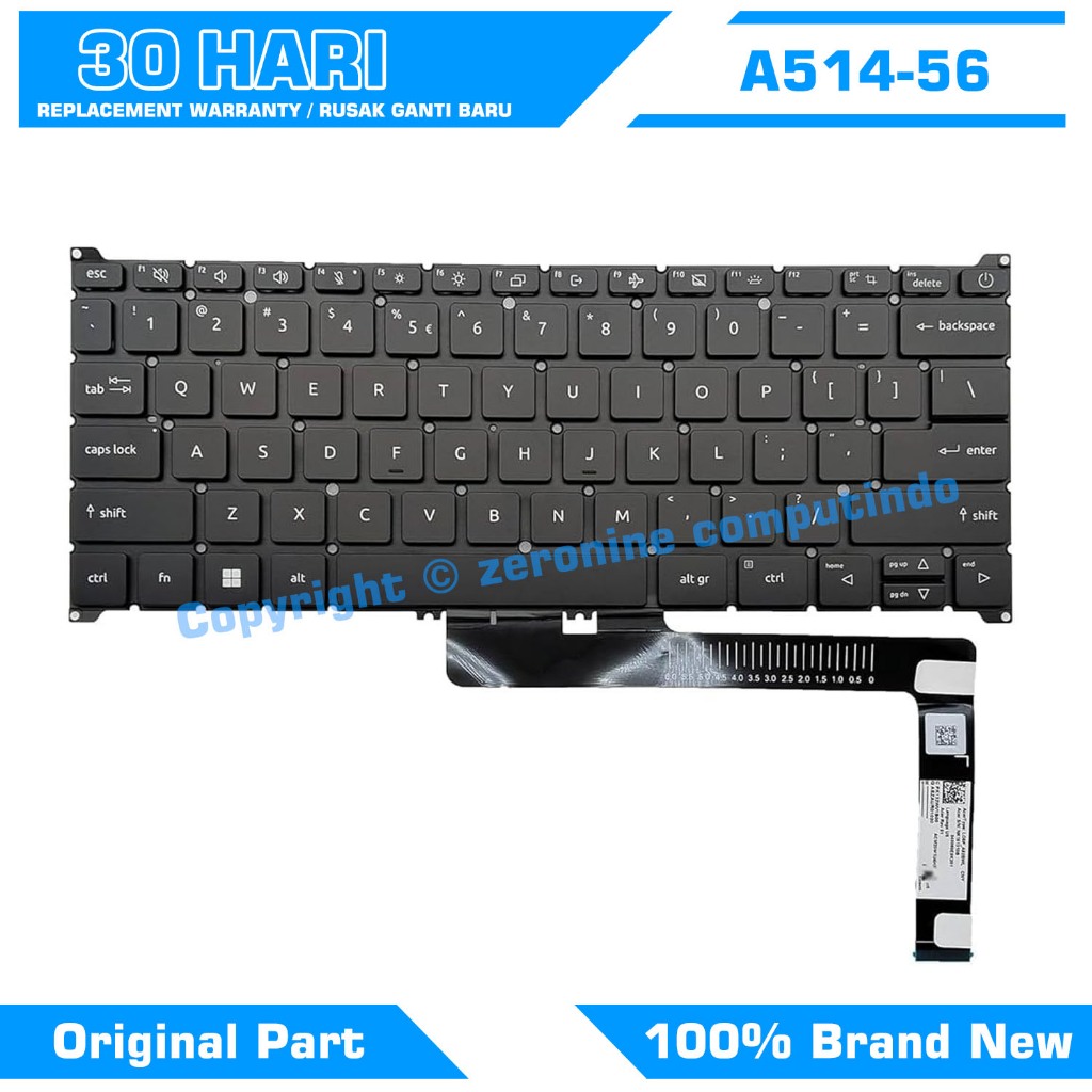 คีย์บอร์ด Acer Aspore A514-56 A314-36P A314-36M A314-23P A314-23M A514-56P