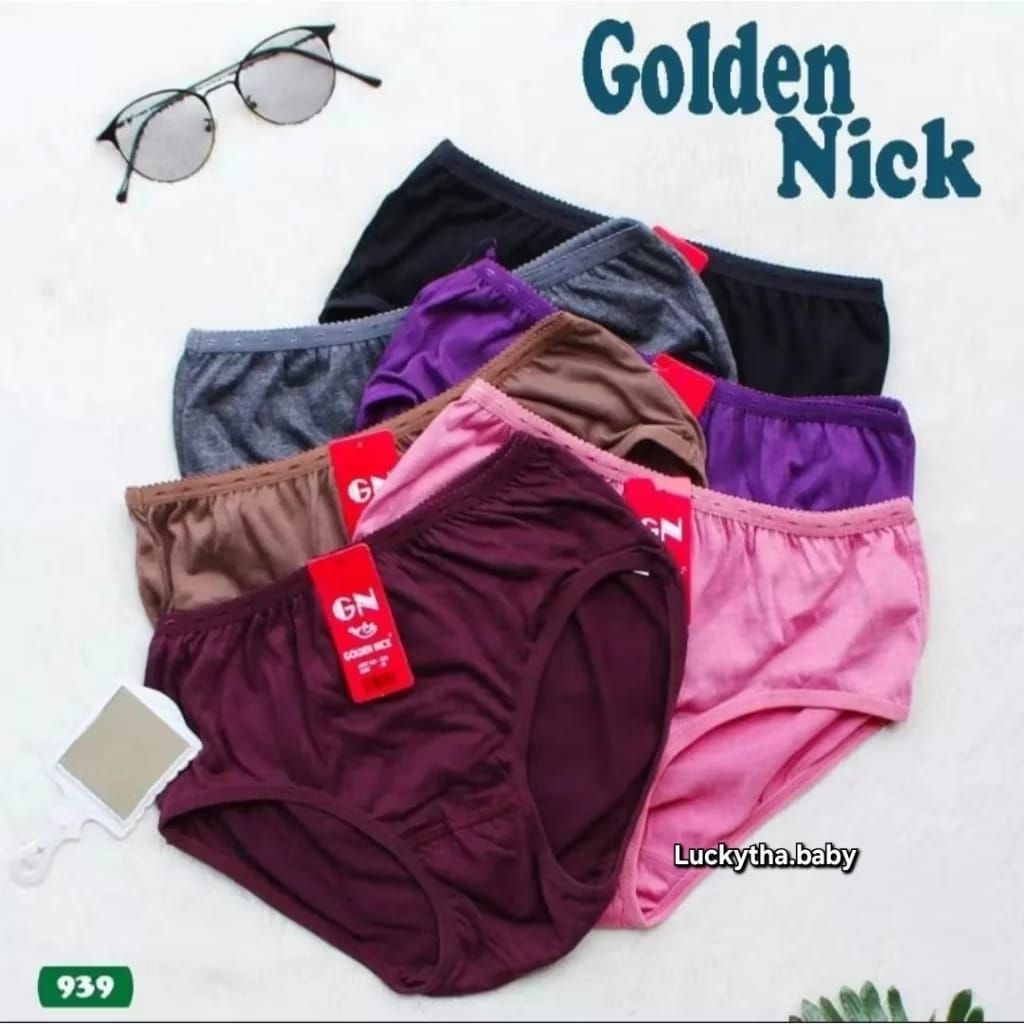 ขายส่ง 12 ชิ้น GOLDEN NICK 939 _ GOLDEN NICK 939 กางเกงชั้นในสตรี / GN ซีดีผู้หญิง / ADULT