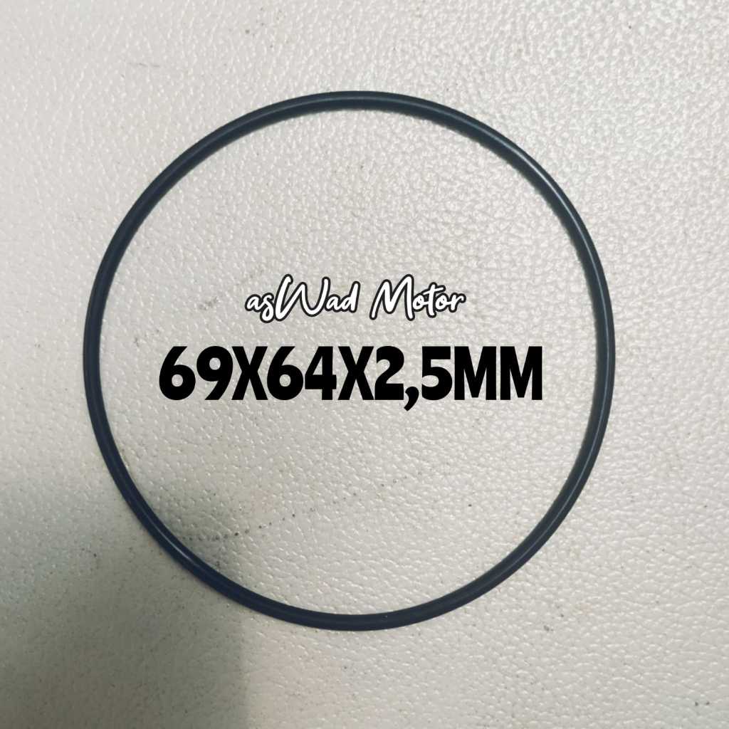 (10 ชิ้น) Oring เส้นผ่านศูนย์กลาง 69x64x2.5 มม. / ยาง Oring / ซีลยาง / ซีล Oring สากล WHOLESALE