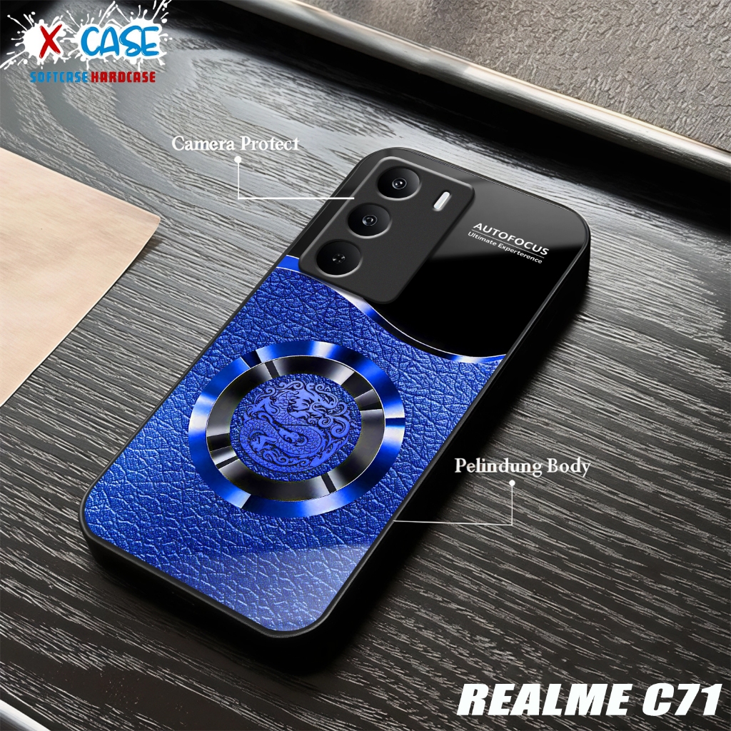 HP REALME C71 Softcase REALME C71 เคสเคลือบเงาปลอกกระจกเงาตัวป้องกันโทรศัพท์อุปกรณ์เสริมโทรศัพท์