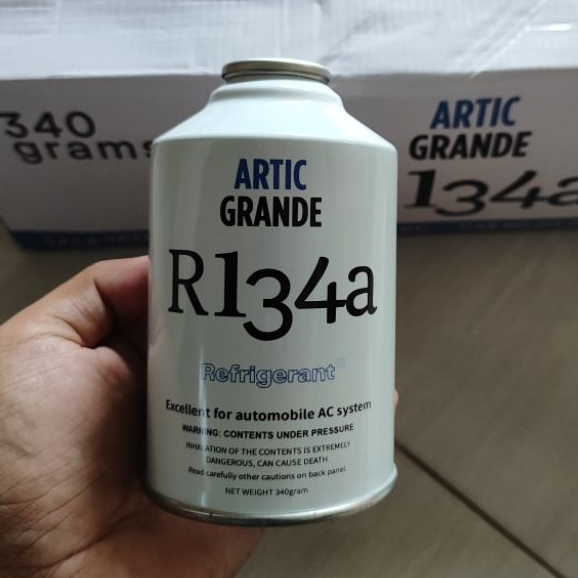 สารทําความเย็น Artic Grande R134 (340g ทําความสะอาดเนื้อหา) สารทําความเย็น R134a รถ ac ตู้เย็นบริสุท