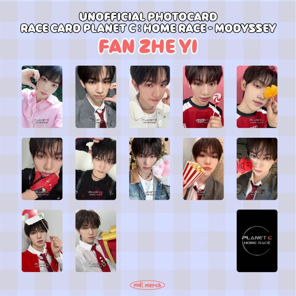 FAN ZHE YI / MODYSSEY / PLANET C HOME RACE / BOYS II PLANET / BOYS PLANET 2 / PHOTOCARD UNOFFICIAL /