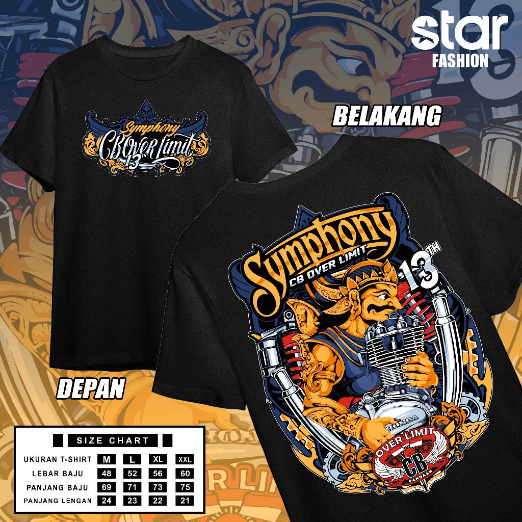 SYMPHONY EVENT เสื้อยืด 13th CB OVERLIMIT PANDAAN วันที่ 25 JULY 2026 ฟรีสติ๊กเกอร์