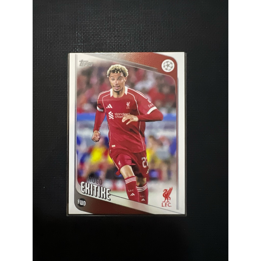 2025-26 การแข่งขันสโมสร Topps UEFA HUGO EKITIKE Liverpool