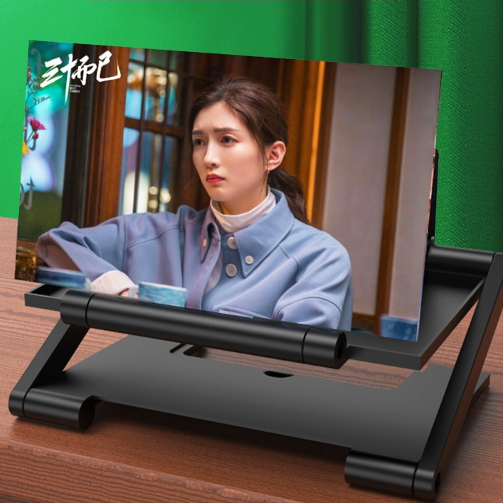 HP LAYAR F6 ขยายแว่นขยายหน้าจอ / 10 นิ้ว F6 3 มิติแว่นขยายหน้าจอโทรศัพท์มือถือสําหรับดู F3