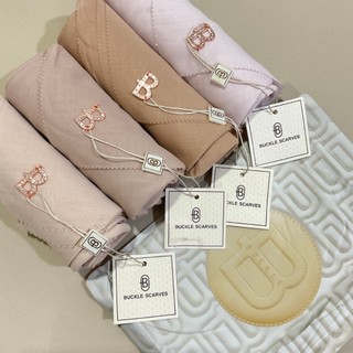 Hijab Segiempat BUCKLE SCARVES PARFUM  Kerudung Paris Terbaru   Jilbab Voal Premium Pouch