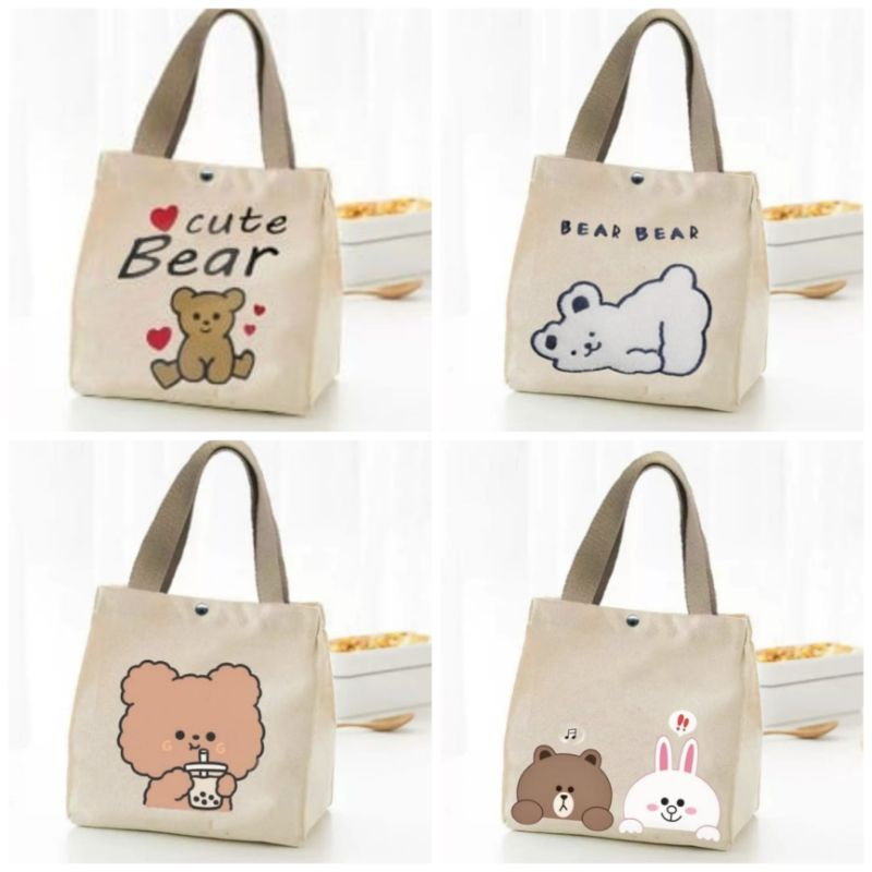 LOKAL BOS Local Bear Local Bag ทําจากวัสดุ Dinnir D600