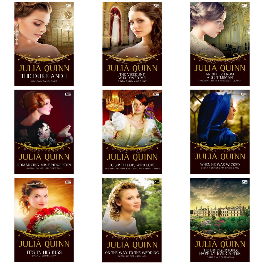 นวนิยายซีรีส์ Bridgerton โดย Julia Quinn (อินโดนีเซีย)