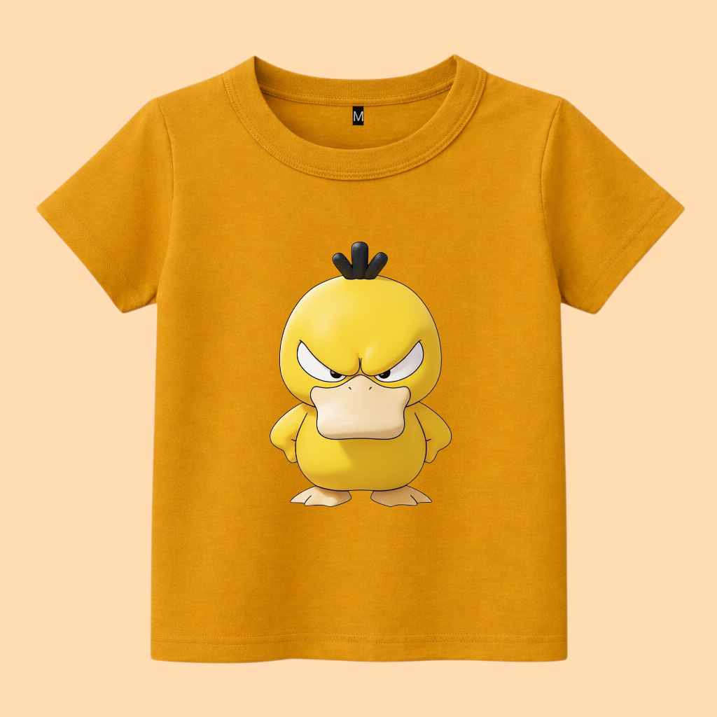เสื้อยืดเด็กโปเกมอน Psyduck