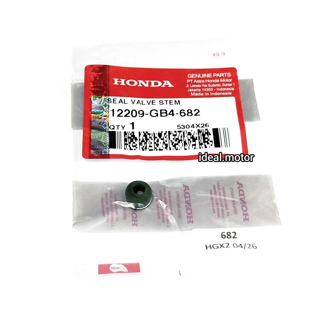 ซีลวาล์วสําหรับ Honda Grand, Supra X 125, BeAT FI, Vario, Karisma, Scoopy, Vario 125, Vario 150, Var