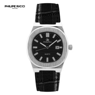 PhiLipe Ricci Jam Tangan Pria Kulit Simple Analog Keren Kekinian Original Terbaru 1752 Men Watches