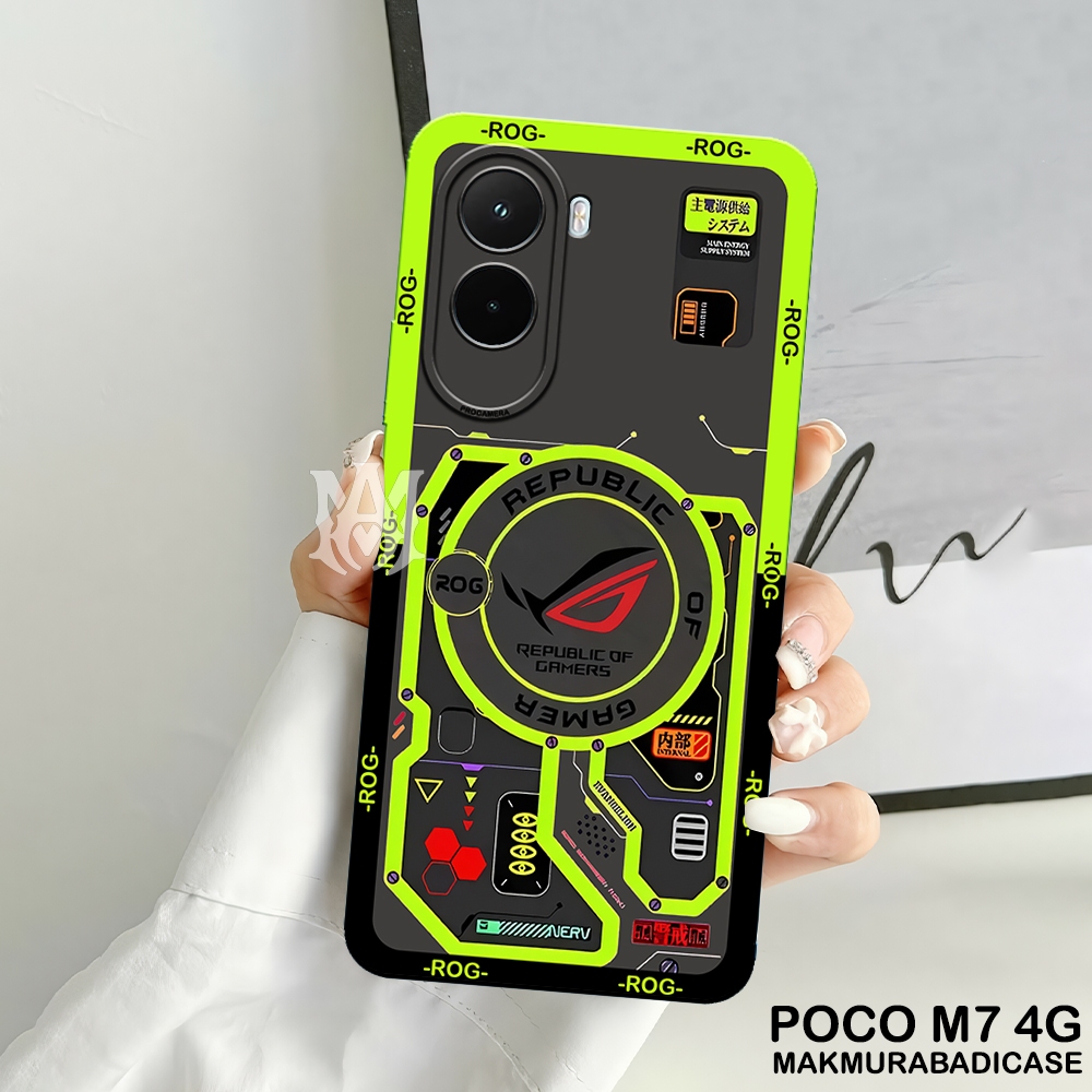 เคส Redmi Poco M7 4G - Poco M7 Plus 5G - เคสแฟชั่น Softcase Macaron Protect Camera Kesing Casing Hp Protector Rog Motif Aesthetic