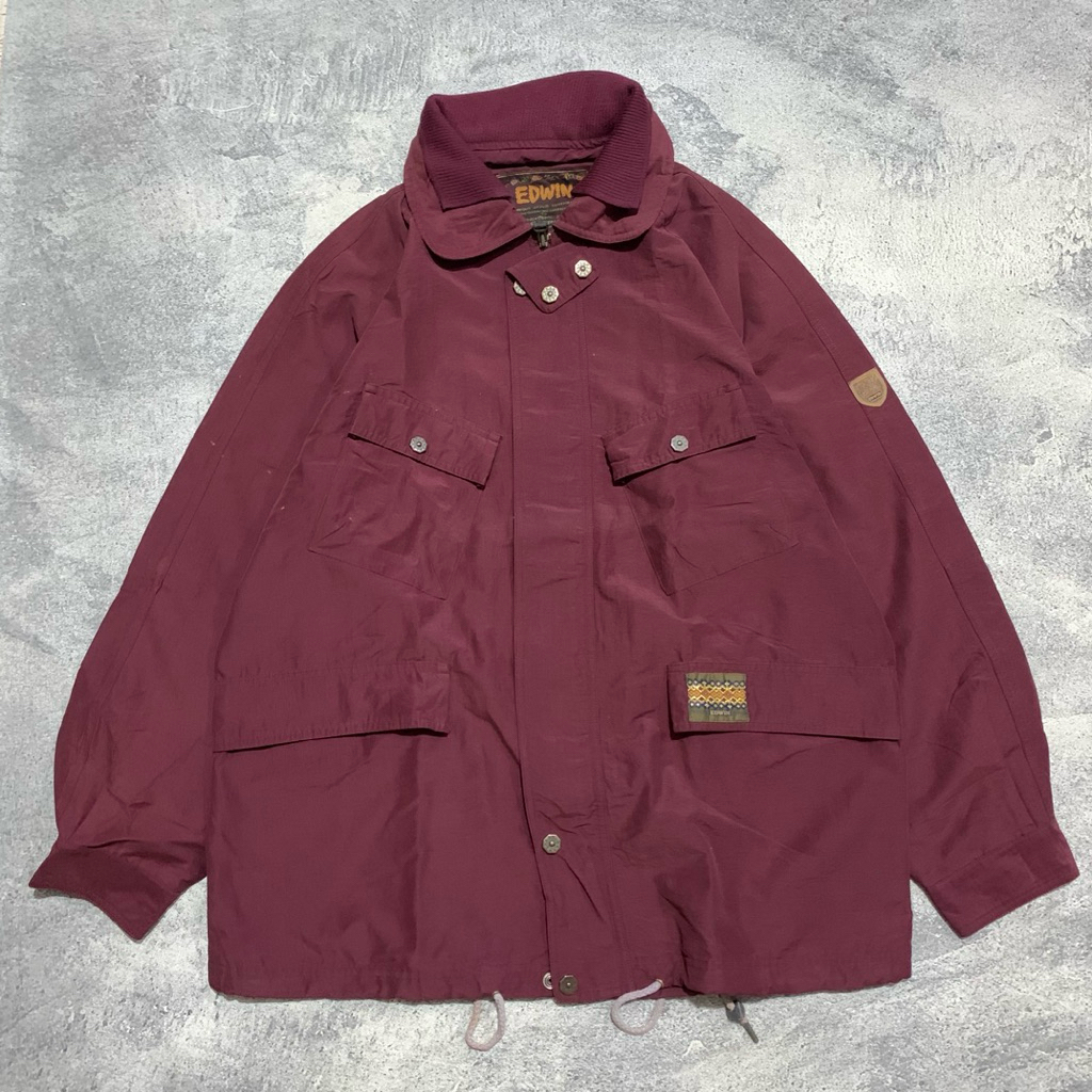 Edwin Maroon Jacket / Windbreaker