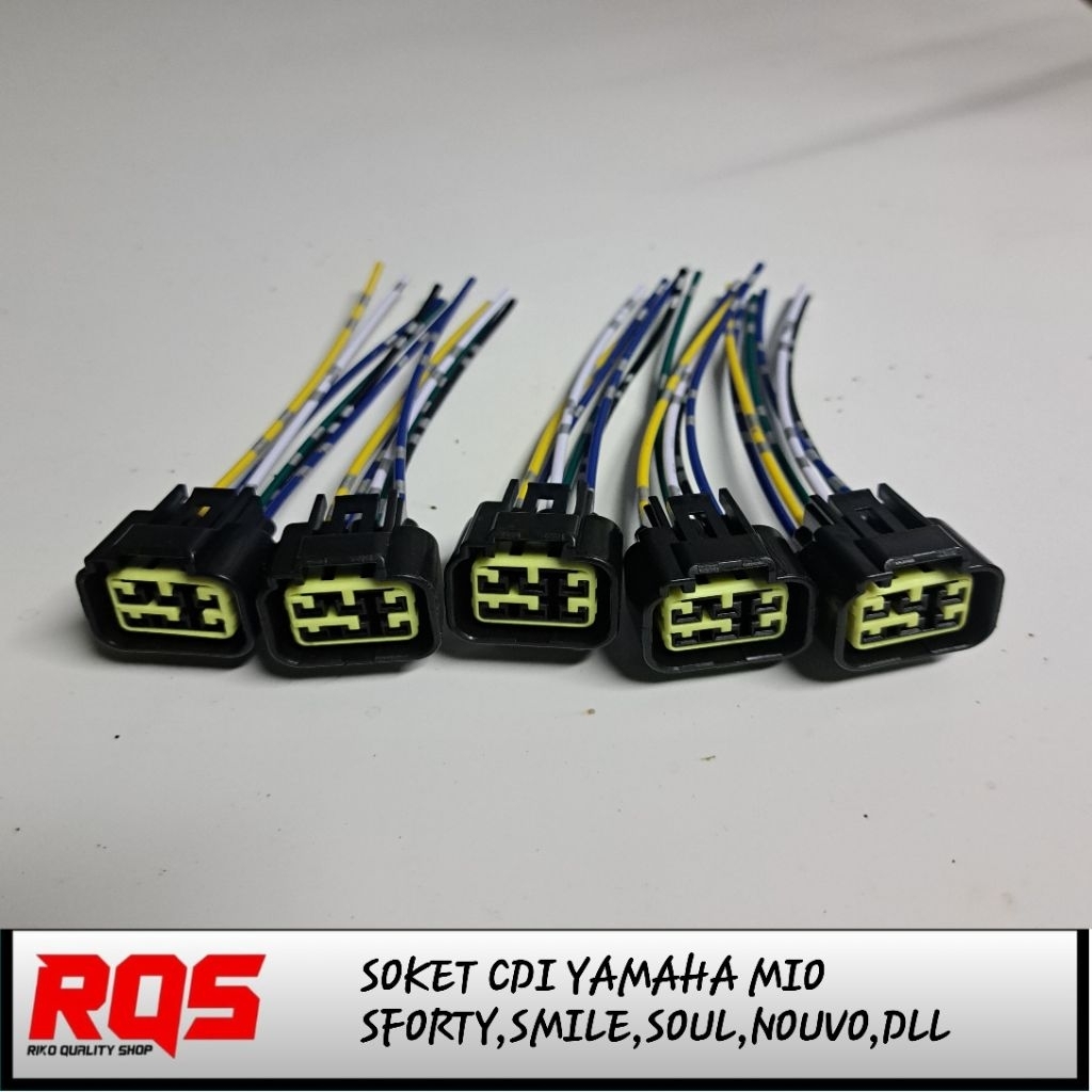 ซ็อกเก็ต CDI 6 PIN สําหรับ MIO, JUPITER, VEGA R, SMASH