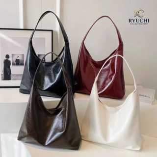 JEMYNA Tote Bag Wanita Ryuchi - Bahan Tebal - Tas Bahu Wanita - Totebag Kuliah Tote Bag Kerja Shoulder Bag Wanita Kekinian Sintetis