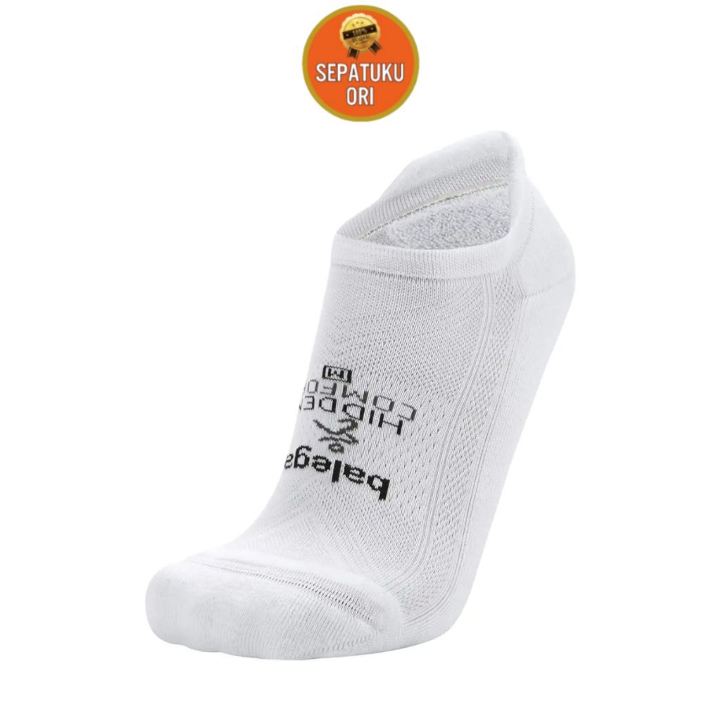 BALEGA UNISEX HIDDEN COMFORT SOCKS สีขาว ต้นฉบับใหม่ปานกลาง