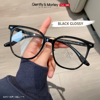 Gently Morley Kacamata Anti Blueray Minus Anti Radiasi Photocromic Bluecromic Fashionable Pria Wanita Model Round Material TR90 1124-39001