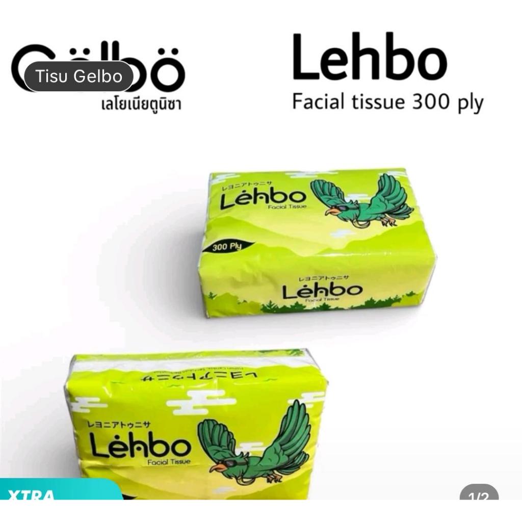 GELBO TISSUE PREMIUM FACIAL TISSUE 300 PLY, COTENTS 300 แผ่นราคา FACIAL/MUKA TISSUE