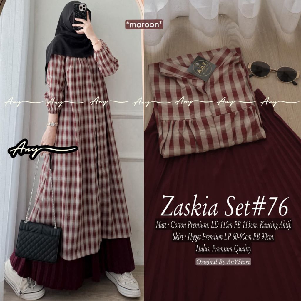 ชุดสูทผู้หญิง Zaskia (Top & Skirt) By Any Store