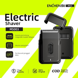 ENCHEN MS003 Upgraded Alat Cukur Elektrik Kumis Jenggot Portable Slim Kuat Mini Electric Shaver