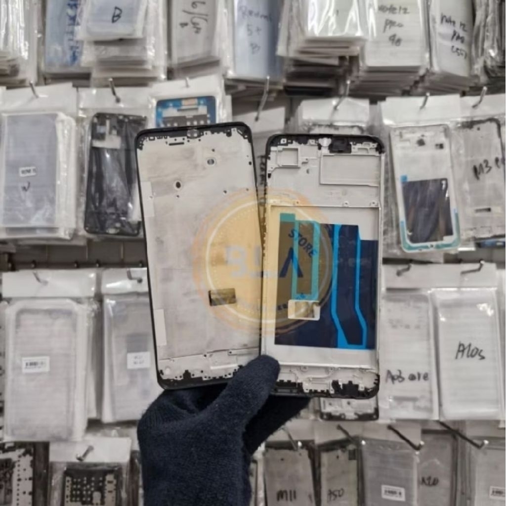 MIDDLE - MIDDLE BONE - กรอบ LCD - จาน LCD สําหรับ REALME C53 REALME C51S