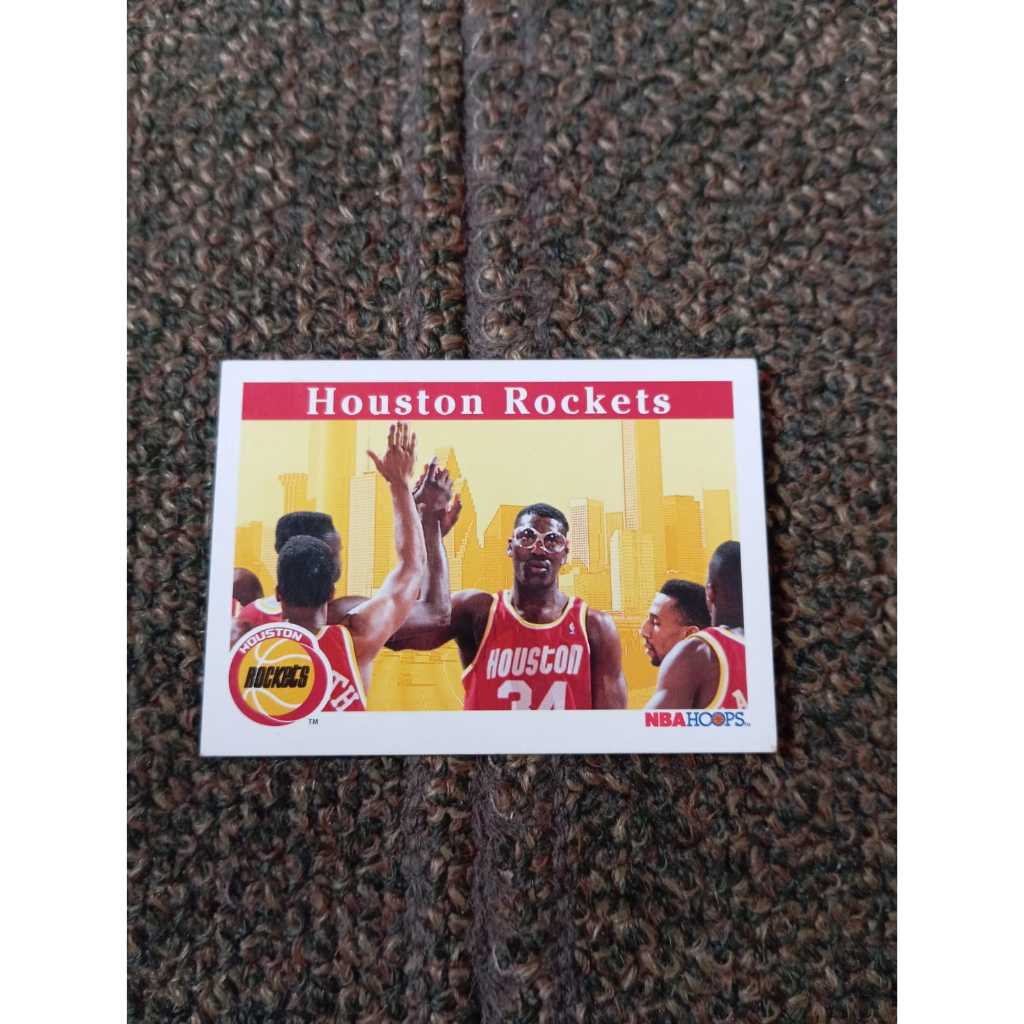 การ์ดบาสเก็ตบอล NBA Hoops Houston Rockets ดั้งเดิม