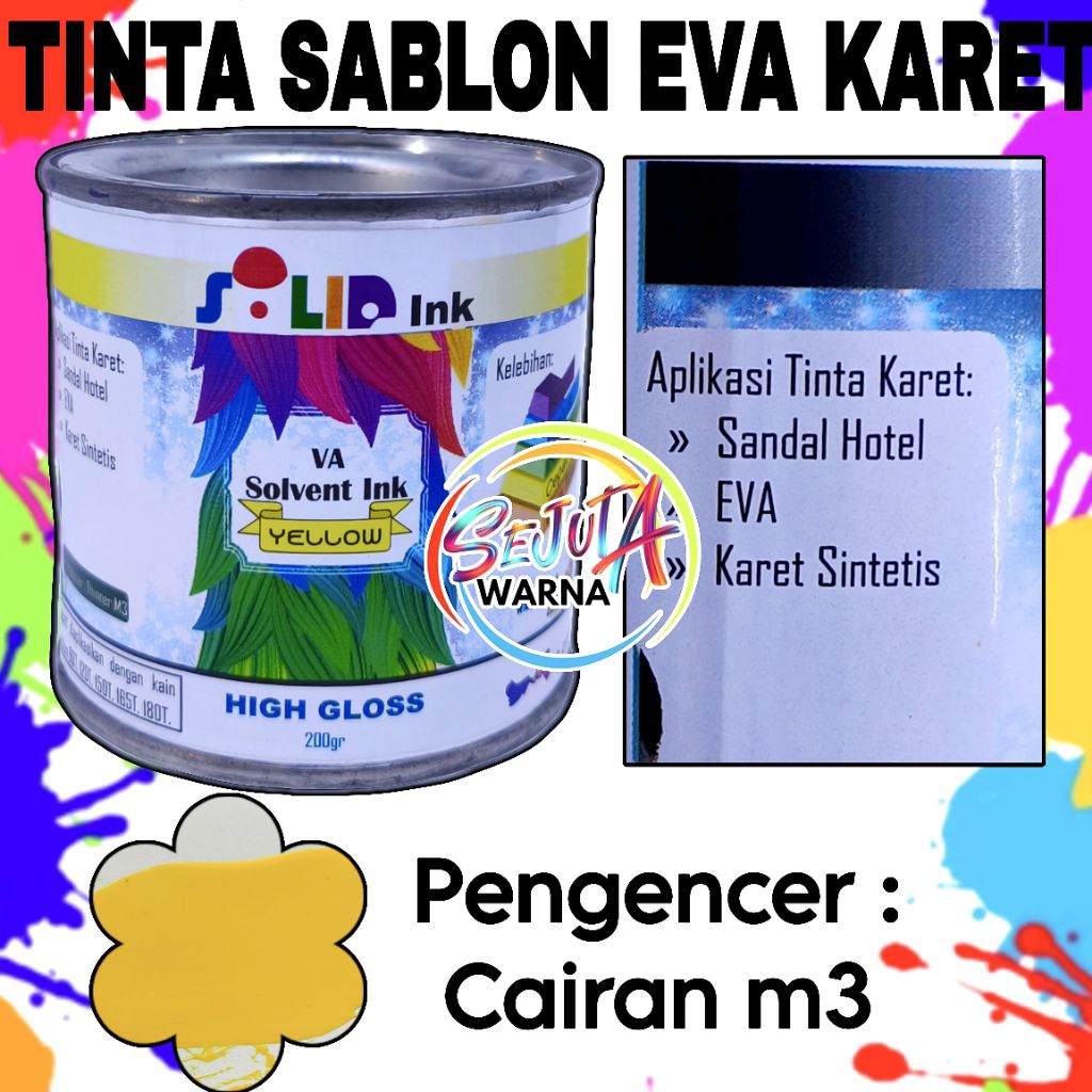 VA INK YELLOW SPONGE SANDALS 200GR