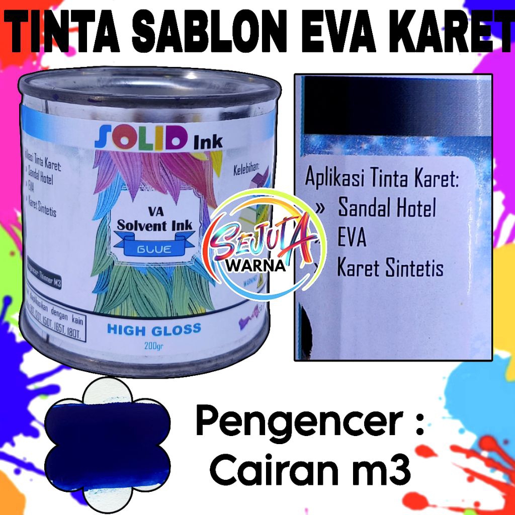 VA INK BLUE SPONGE SANDALS 200GR