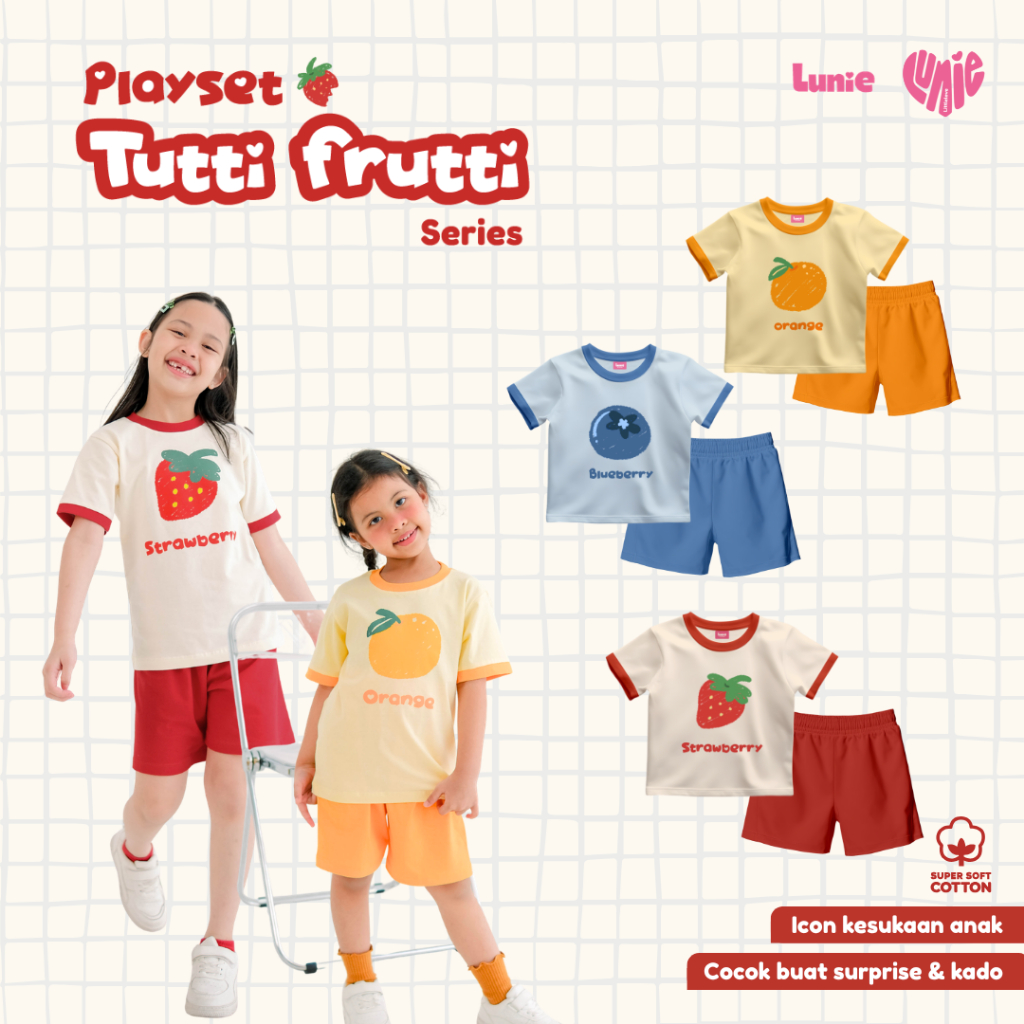 LUNIE - Tutti Futti - เสื้อยืดเด็กและผู้ใหญ่
