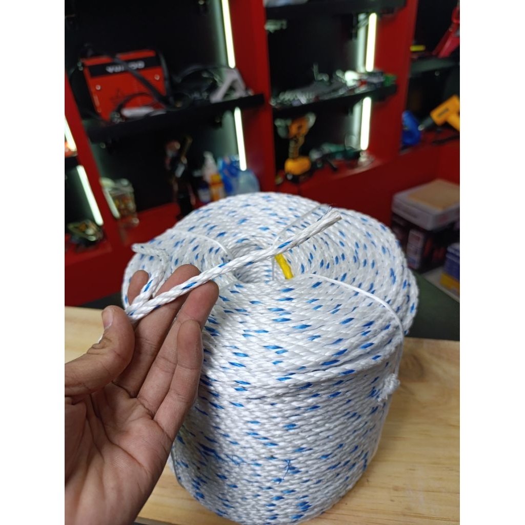เชือกพลาสติก หรือ PP Monofilament Rope ขนาด 6MM