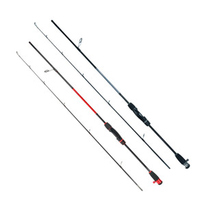 SEA AND KINGS JORAN PANCING CARBON SOLID KAKAP TIPE JAPAN STYLE 165CM & 180CM 7 RING FUJI K GUIDE UNTUK GALATAMA WARNA SILVER DAN MERAH
