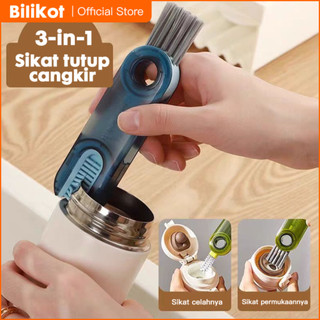 Bilikot Sikat Multifungsi Pembersih Tumbler 3in1 Brush Botol Susu Bayi Alat Cuci Sela Sodatan