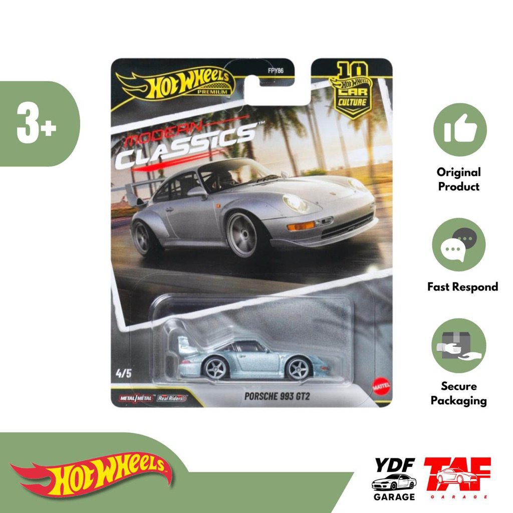 Hot Wheels Premium Modern Classic Porsche 993 GT2