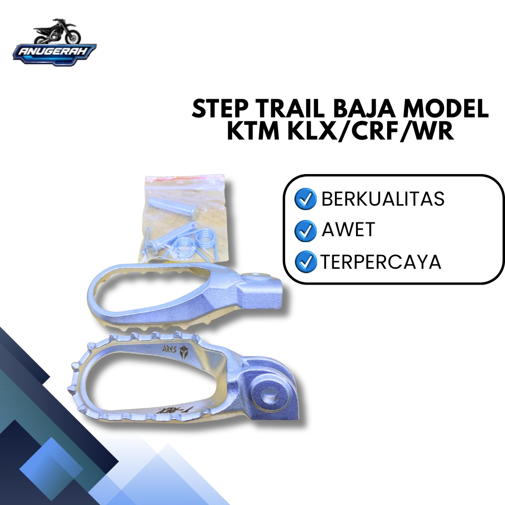 KTM 2024 รุ่น Steel Trail Step สําหรับ KLX 150/ CRF 150/ WR155/ Universal