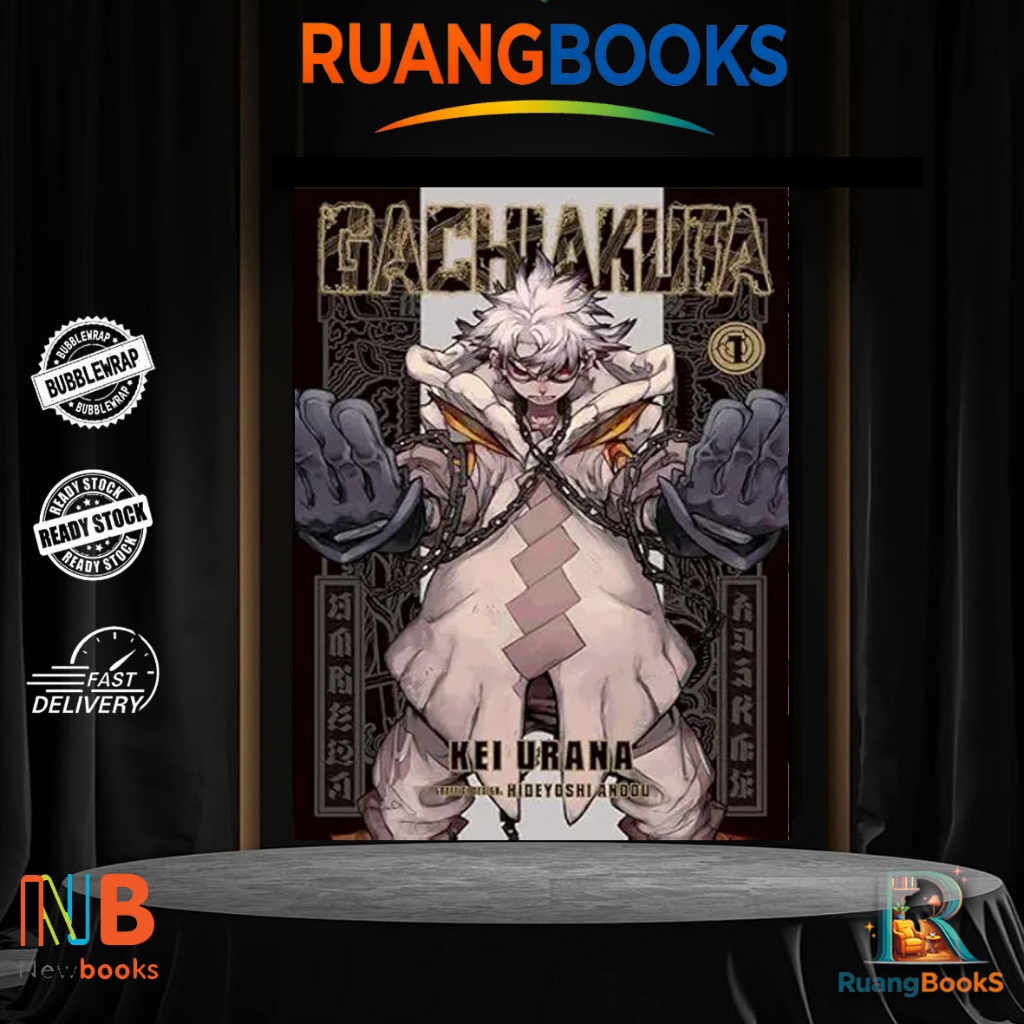 Manga Comic - Gachiakuta (ซีรีส์ 10 เล่ม) โดย Kei Urana - อังกฤษ (อินโดนีเซีย) หนังสือร่วง