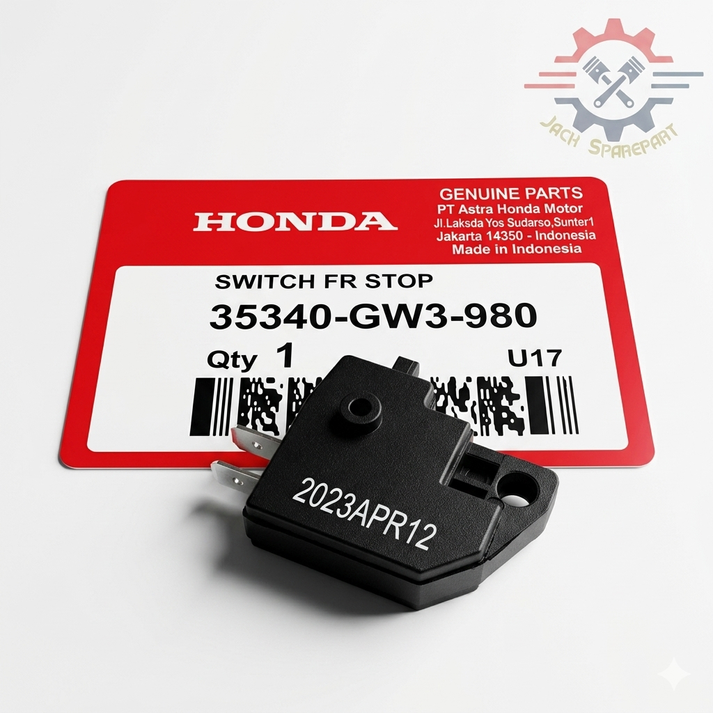 สวิตช์เบรคหน้า Honda Beat Vario Scoopy Supra Fit Grand Legenda Win - Switch Assy FR Stop GW3 / KEV