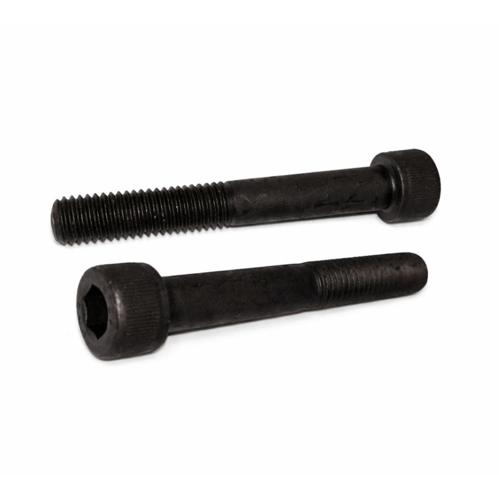 M10X180 BLACK HALF THREAD STEEL L-BOLT