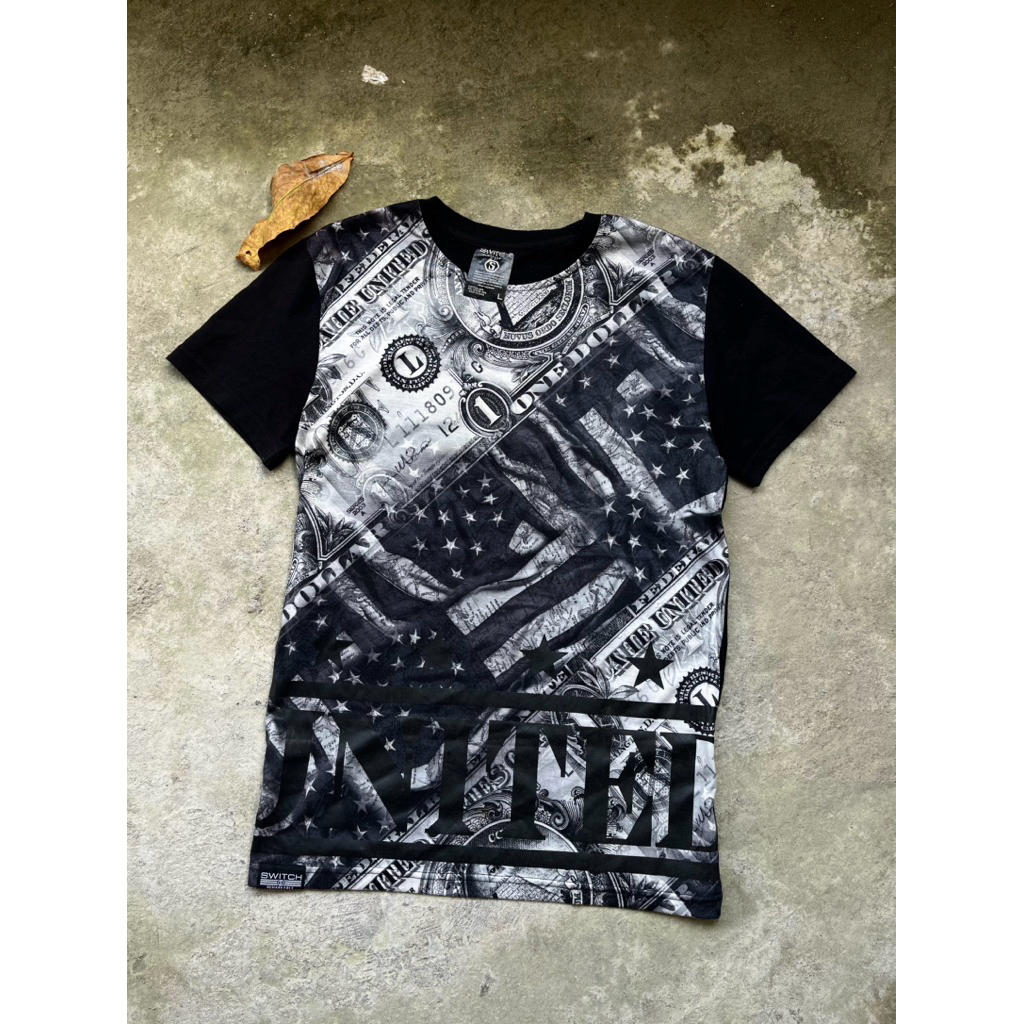 TSHIRT สวิตช์ต้นฉบับ AOP DOLLAR ดีที่สุด
