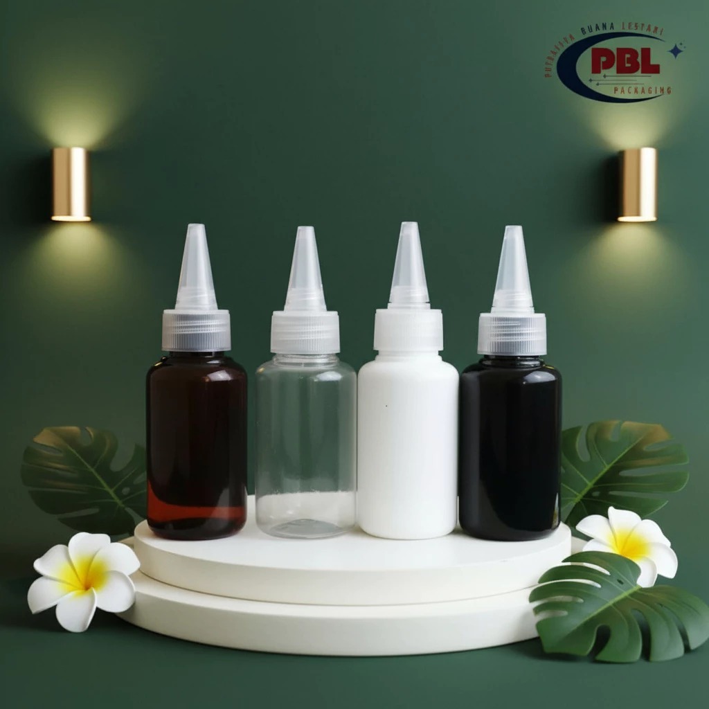 60ml Tubular Bottle / 60ml Dropper Bottle / 60ml Toner Bottle / 60ml Tubular Neck PET Bottle 24 Cone