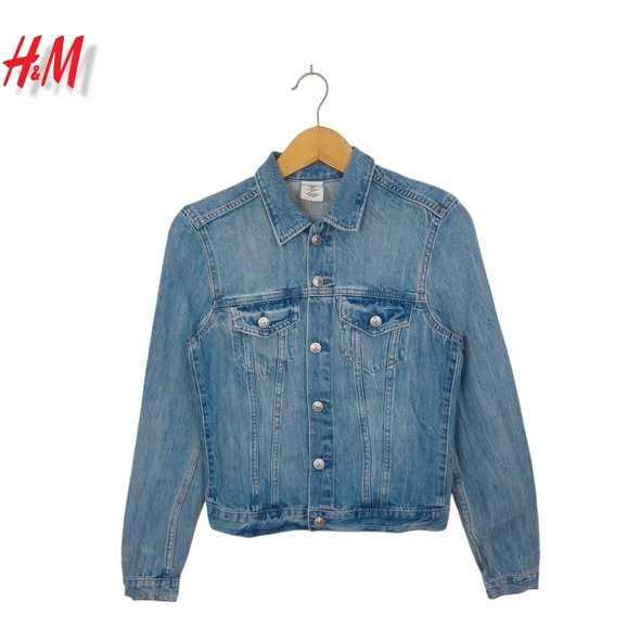 Unisex Denim Jeans Jacket & Denim HM สีฟ้าอ่อน (CODE: B153- 20)