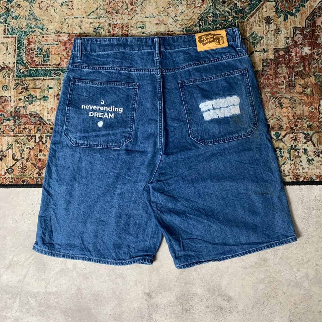 กางเกง jorts gu x studio เซเว่น