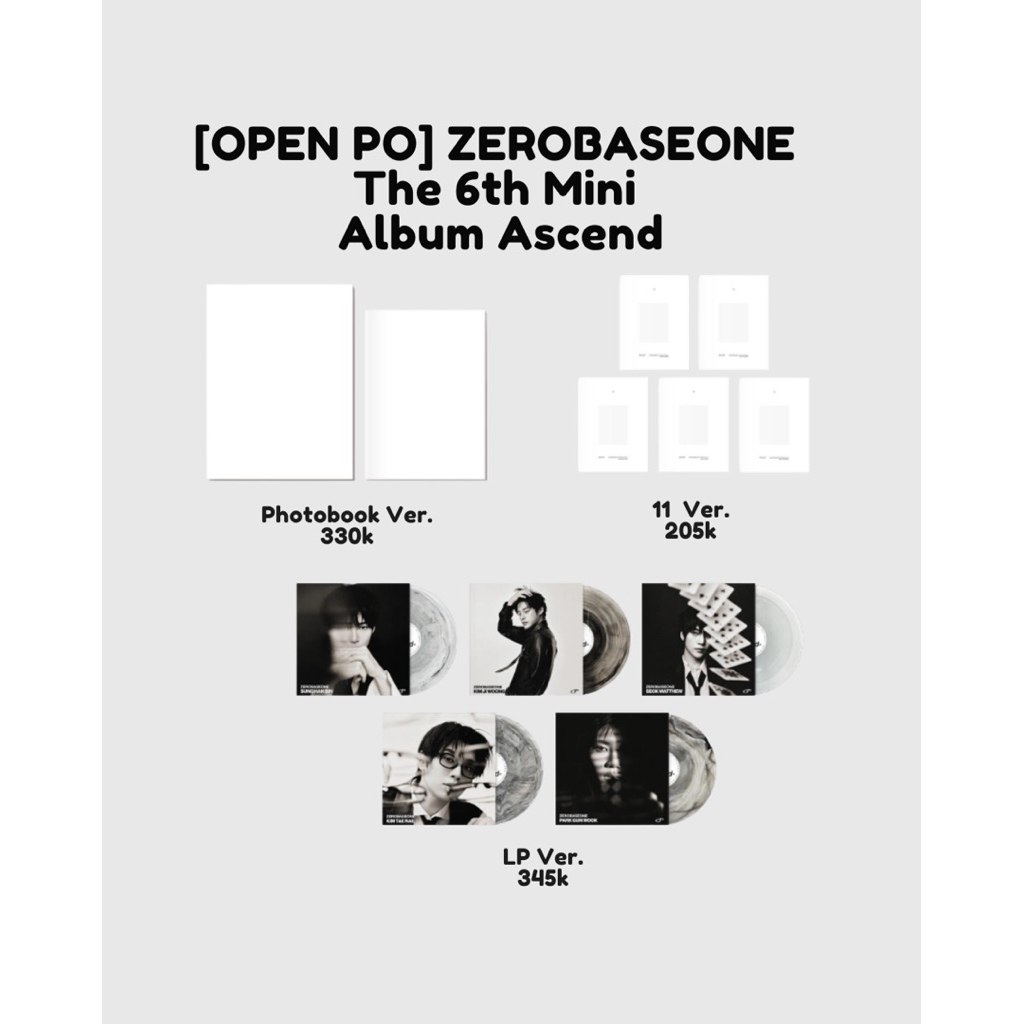 ZEROBASEONE THE 6th MINI ALBUM ASCEND