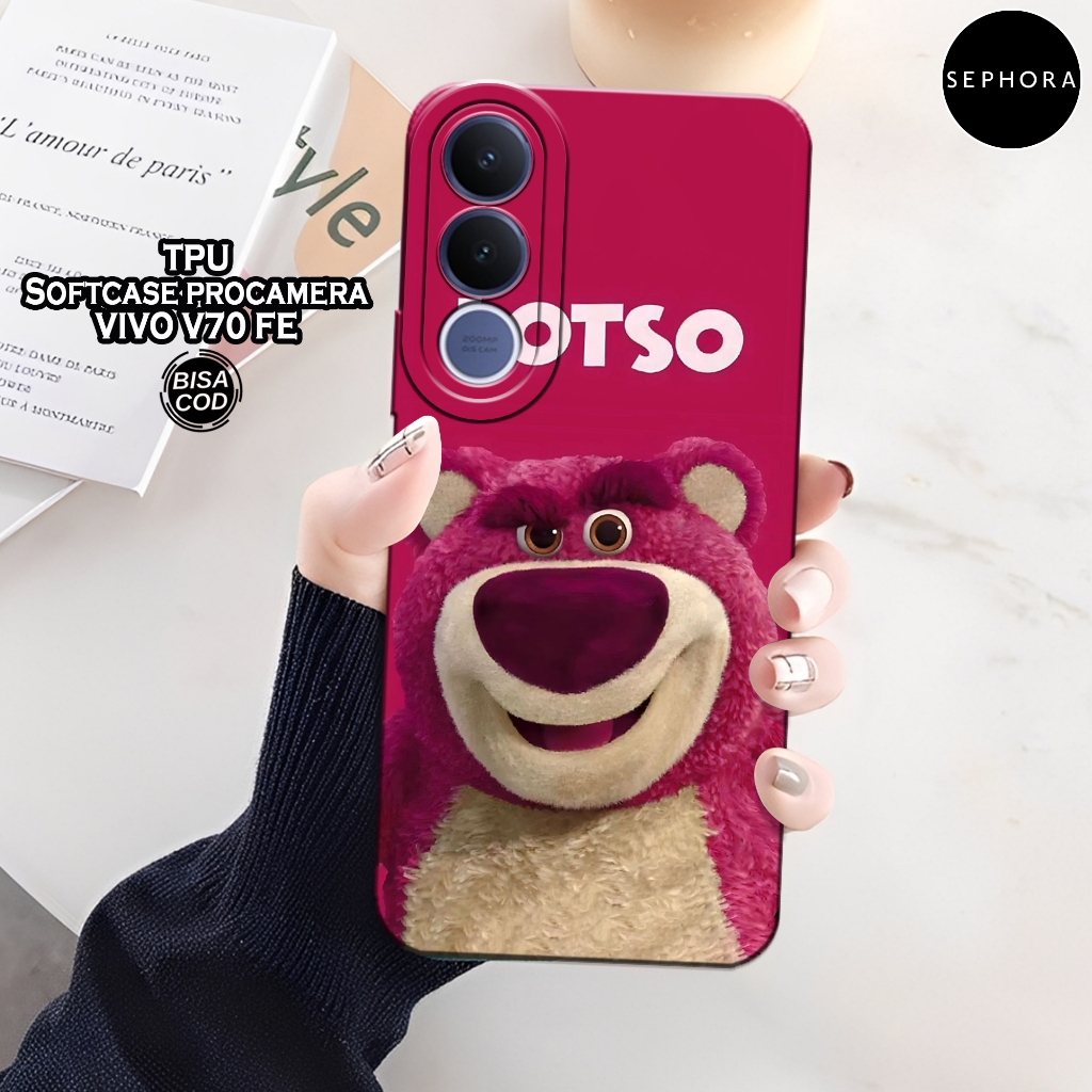 เคส HP ล่าสุด VIVO V70 FE 2026 - เคสแฟชั่นLotso - เคส VIVO V70 FE 2026 Softcase - เคสกล้อง Pro - เคส