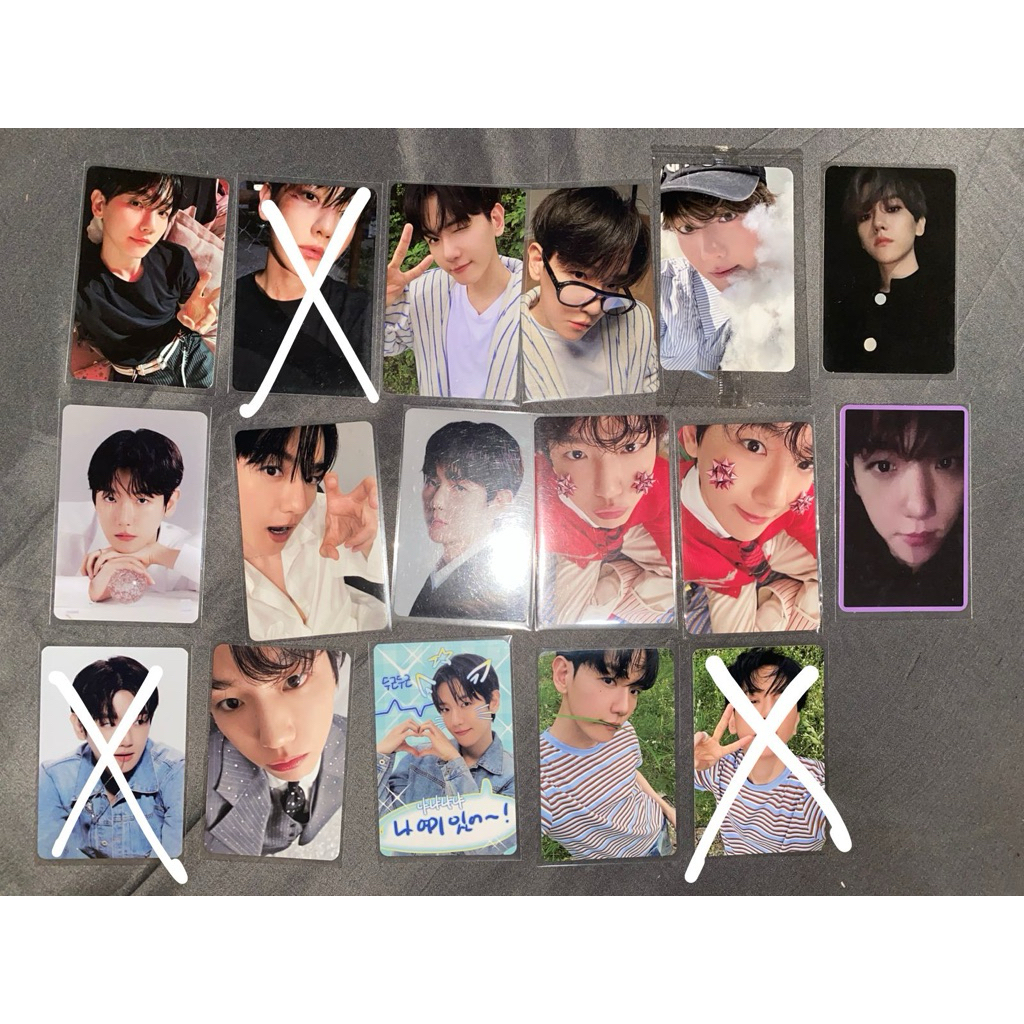 (READ DESCRIPTION) BAEKHYUN HELLO WORD PINEAPPLE SLICE TRADING CARD โฟโต้การ์ดอย่างเป็นทางการ