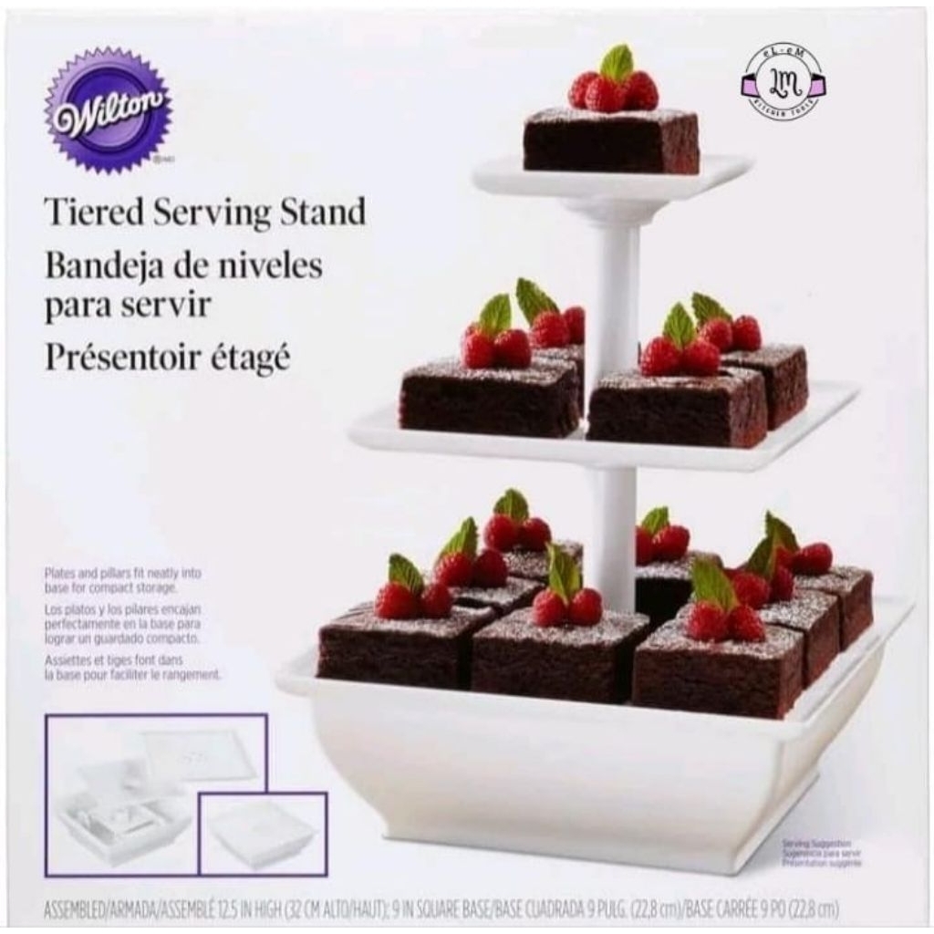 SNACK SERVER ขาตั้งเค้ก 3 ชั้น เสิร์ฟ RACK ถ้วยเค้ก RACK