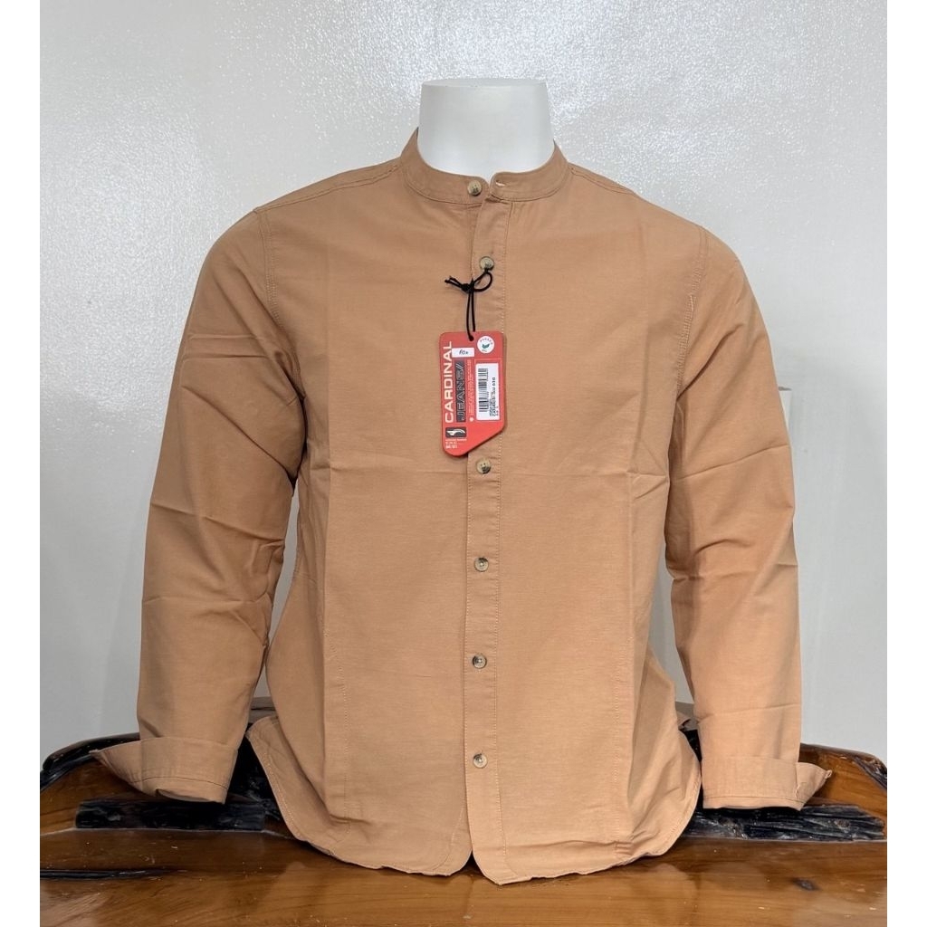 KEMEJA KATUN KOKO KEMKO CASUAL COTTON CARDINAL JEANS เสื้อเชิ้ต SLIMFIT ดั้งเดิม || MENS KOKO WITH C