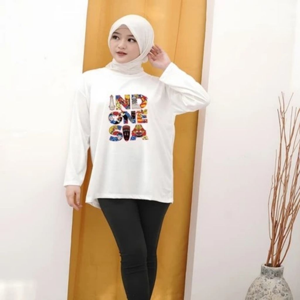 JF - เสื้อยืด LONG-SLEEVED INDEPENDENCE EDITION 17 AGATUS / MODERN เสื้อยืดผู้หญิง / AUGUST 17, 1945