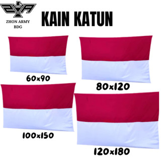ZHON ARMY Bendera Merah Putih Kemerdekaan Bahan Katun Premium