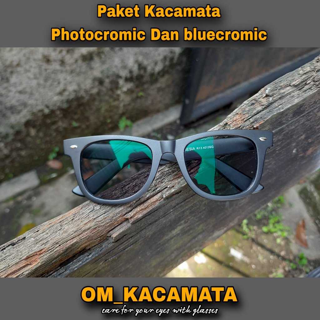 Wayfarer Photochromic Progressive Lens Glasses | บลูโครม