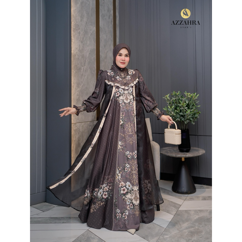 Dinda Series Luxury Syari Gamis By Azzahra Syari / Syari Gamis สวยงาม / Premium Syari Gamis